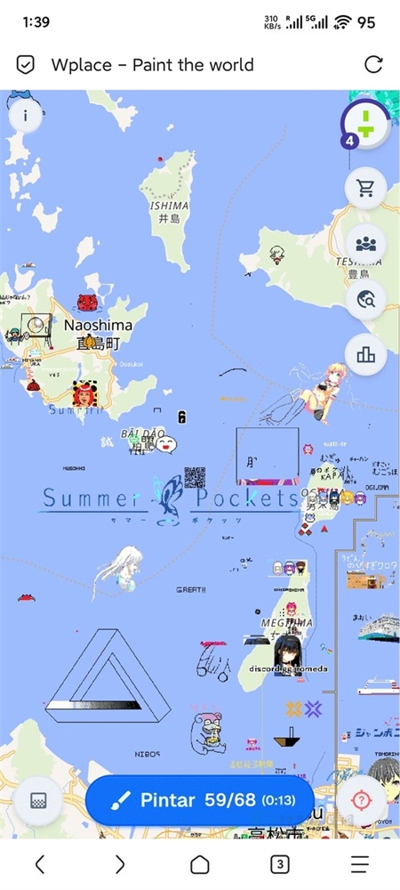 Wplace像素地图